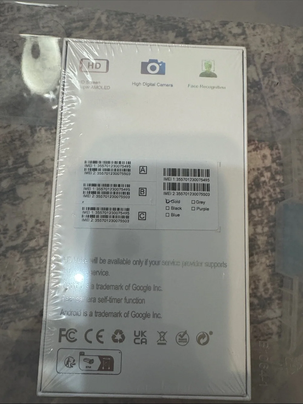 Android by Google - Gold Phone
